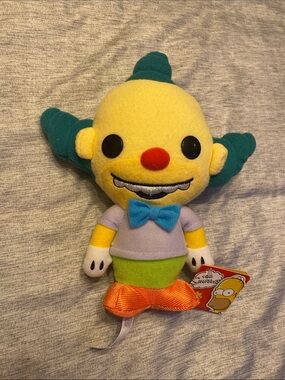 The Simpsons Krusty The Clown 9” Plush Doll Funko Plushies NWT